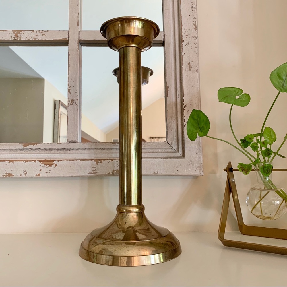 Giant Brass Candlestick
